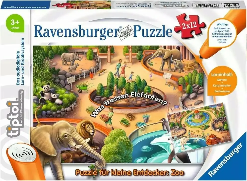 Puzzle für kleine Entdecker: Zoo