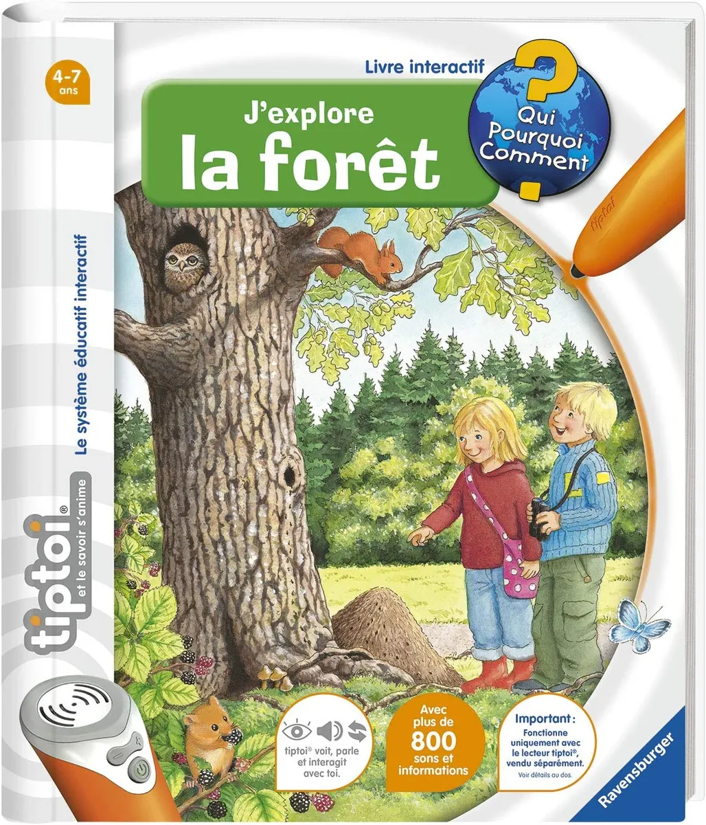 Livre interactif- J'explore la forêt