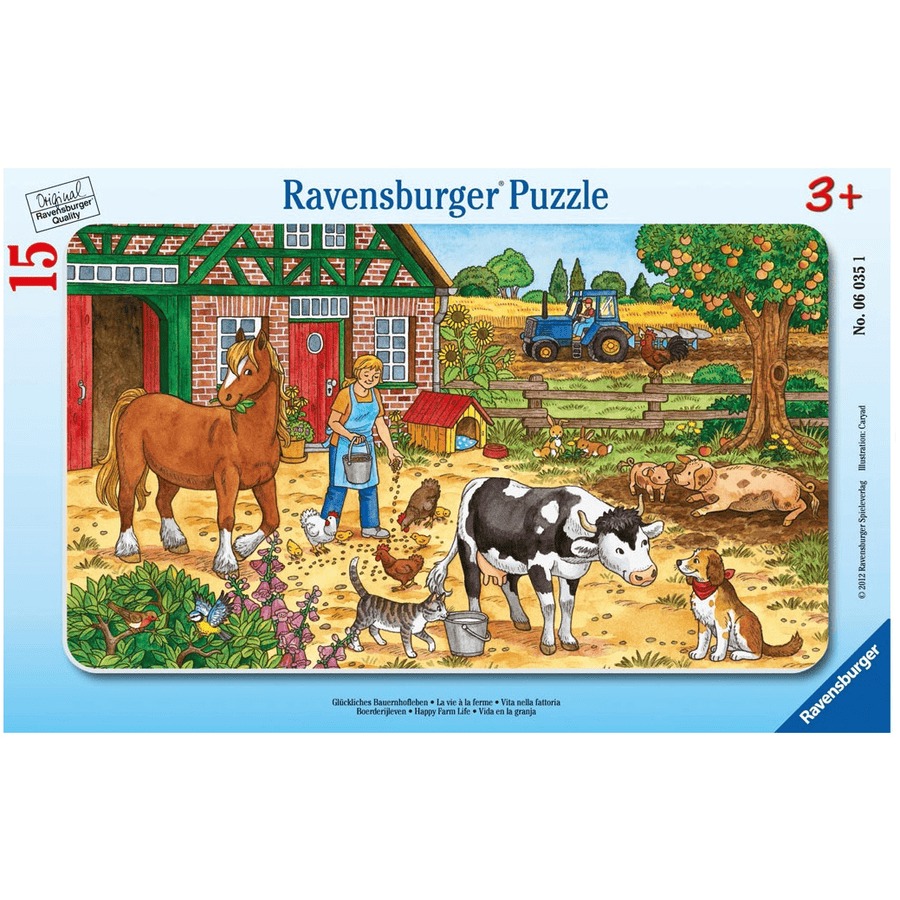 RaGlückliches Bauernhofleben Puzzle