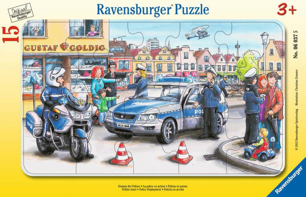 Einsatz der Polizei Puzzle