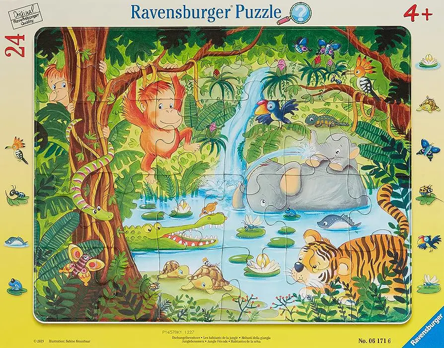 Dschungelbewohner Puzzle