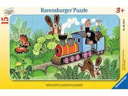 Ravensburger Kinderpuzzle Der Maulwurf als Lokführer