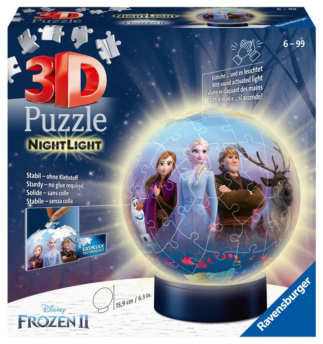 Nachtlicht-Frozen 2 Puzzle