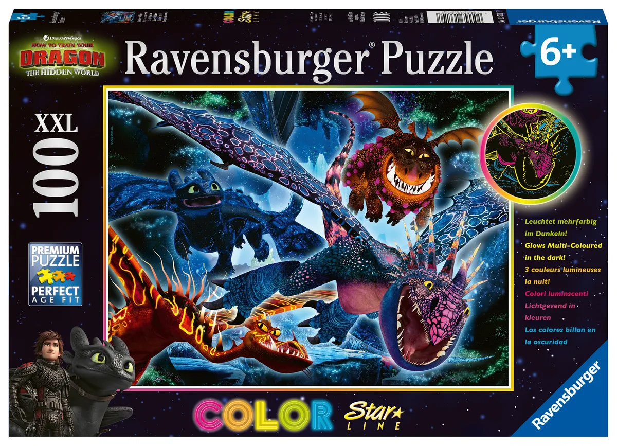 Leuchtende Dragons Puzzle