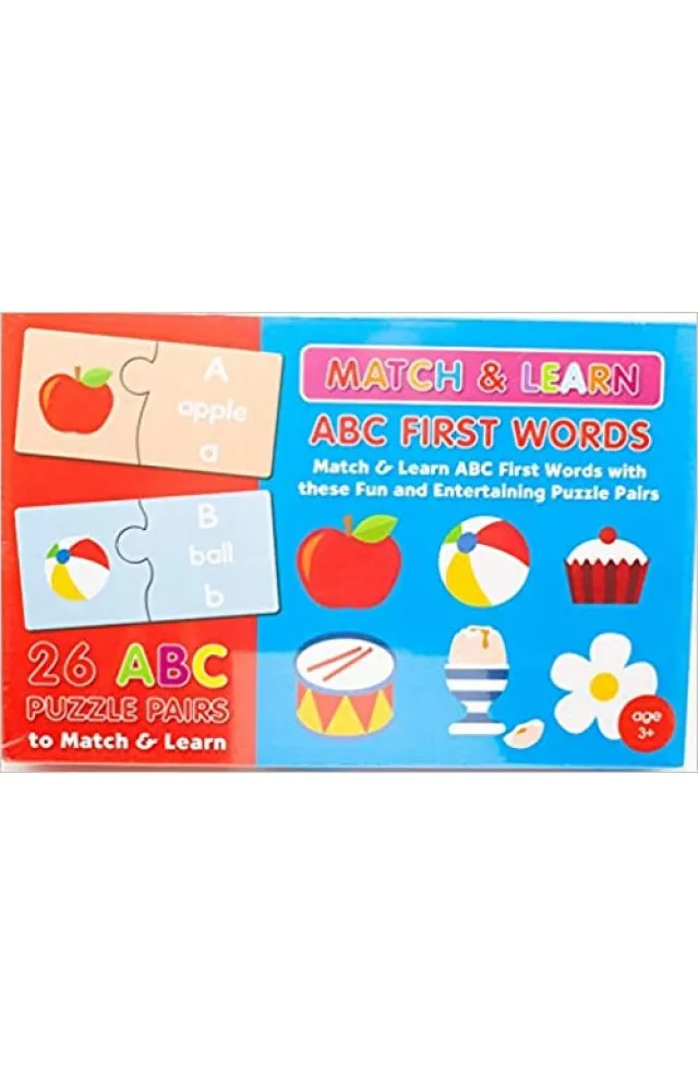 MATCH & LEARN BOX ABC FIRST WORDS