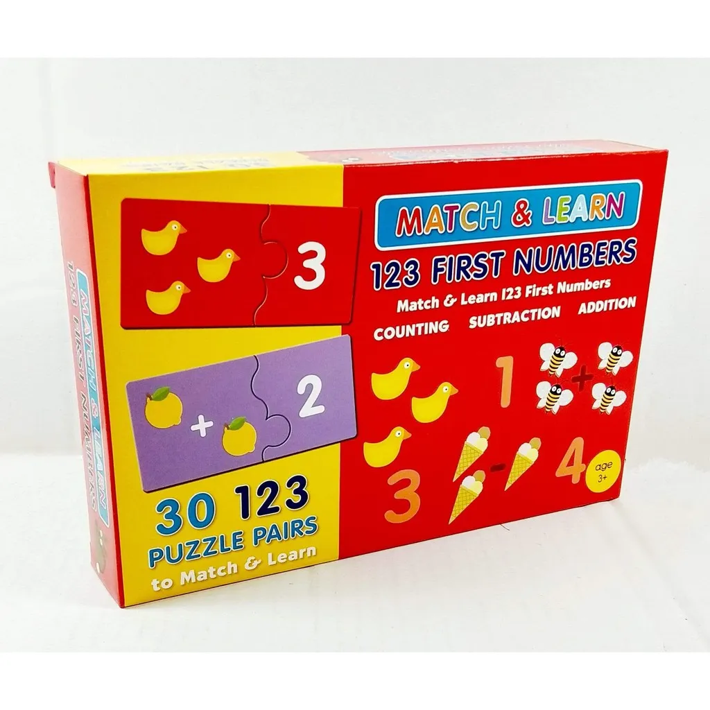 MATCH & LEARN BOX 123 FIRST NUMBERS