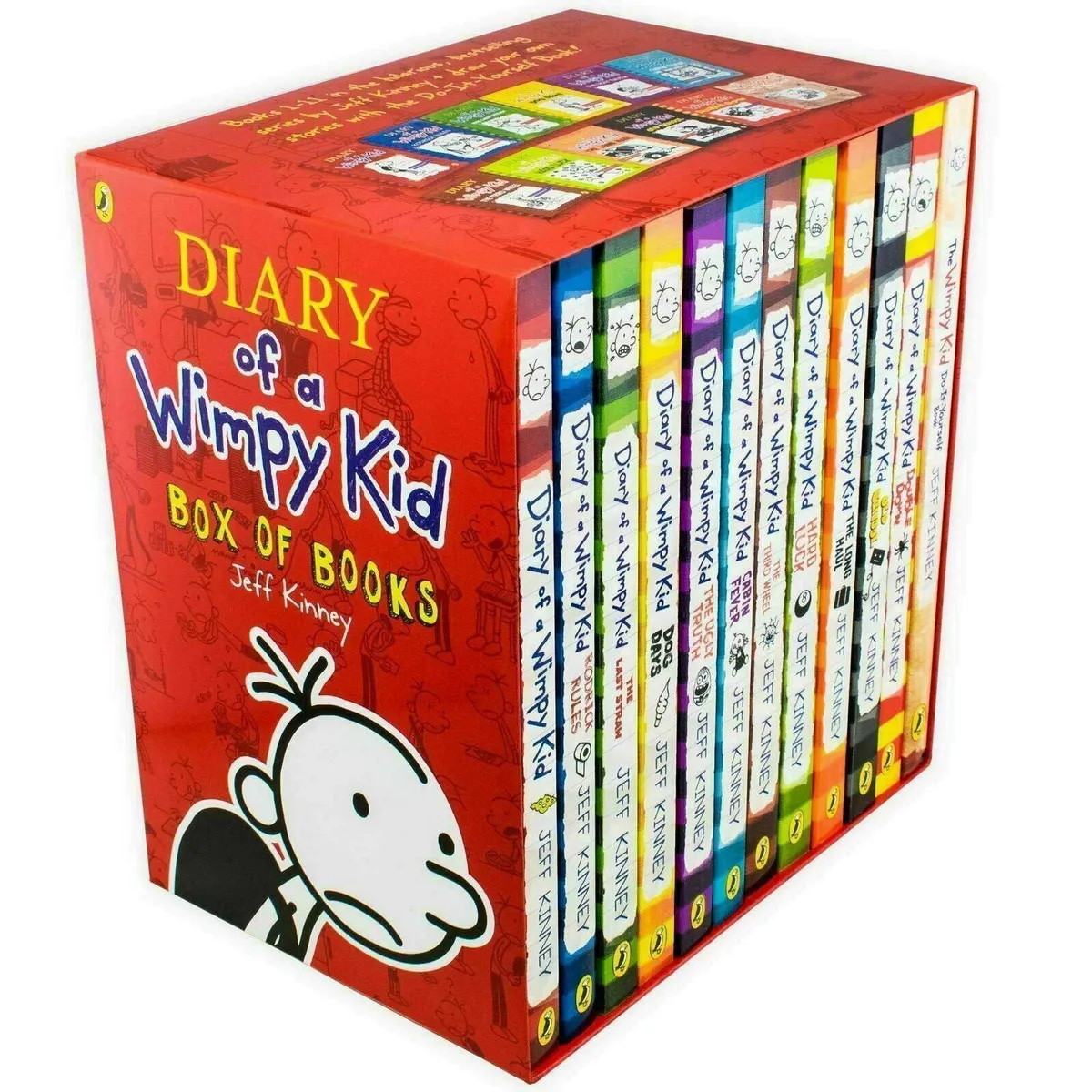 Diary of a Wimpy Kid Box of Books 12 Book Collection Set by Jeff Kinney 