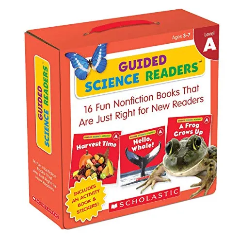 Guided Science Readers Parent Pack: Level A: 16 Fun Nonfiction Books That Are Just Right for New Readers