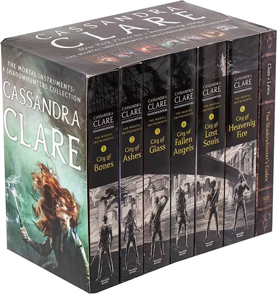 The Mortal Instruments A Shadowhunters 7 Books Collection Set By Cassandra Clare