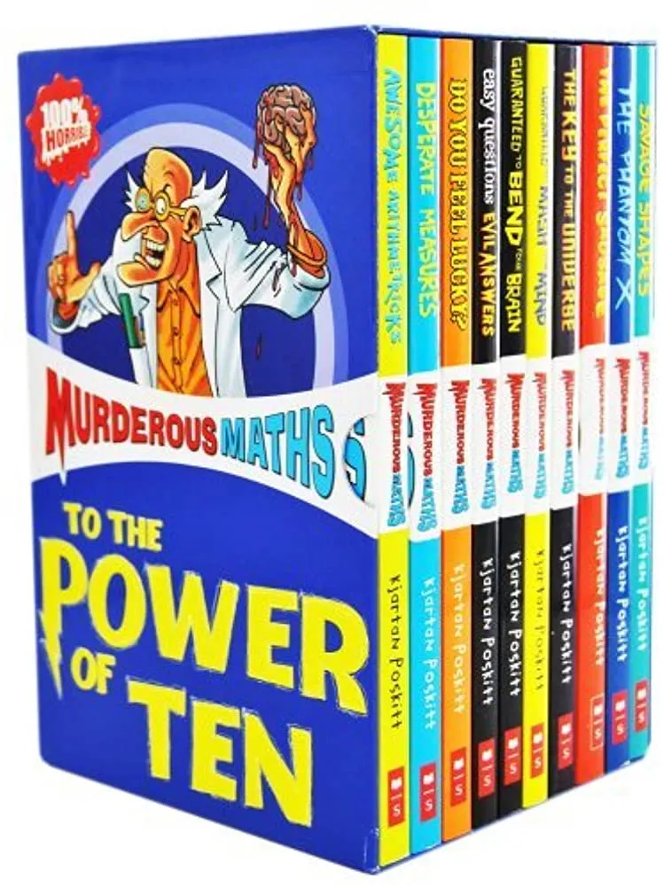 Murderous Maths Collection 10 books Set by Kjartan Poskitt 