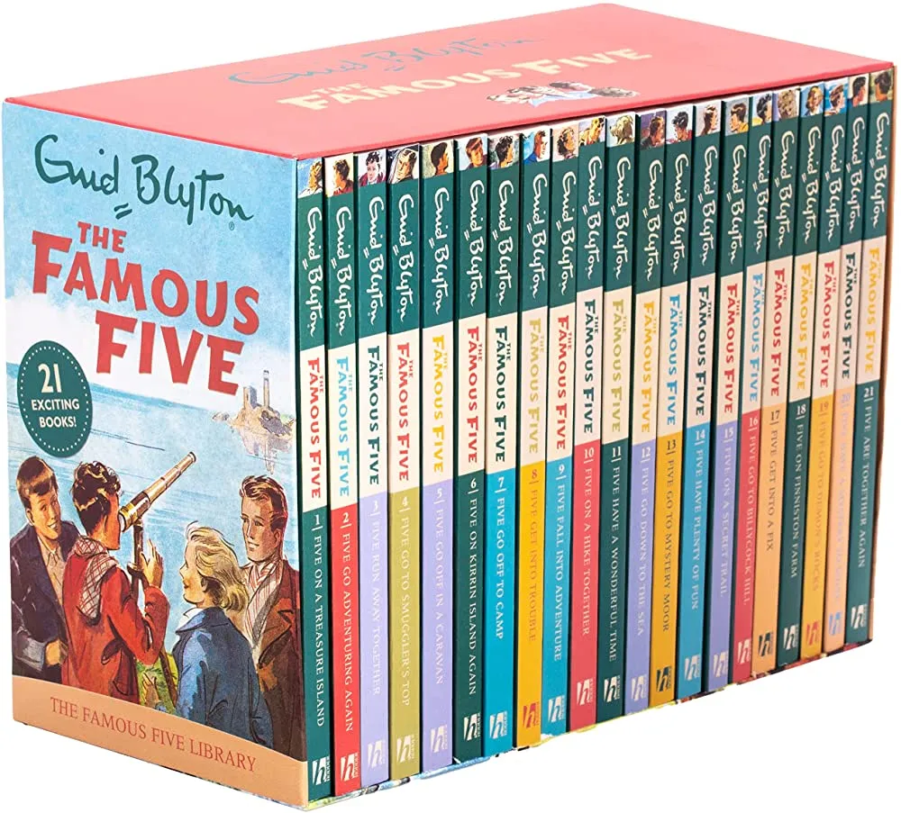 Famous Five 21 Books Box Set by Enid Blyton 
