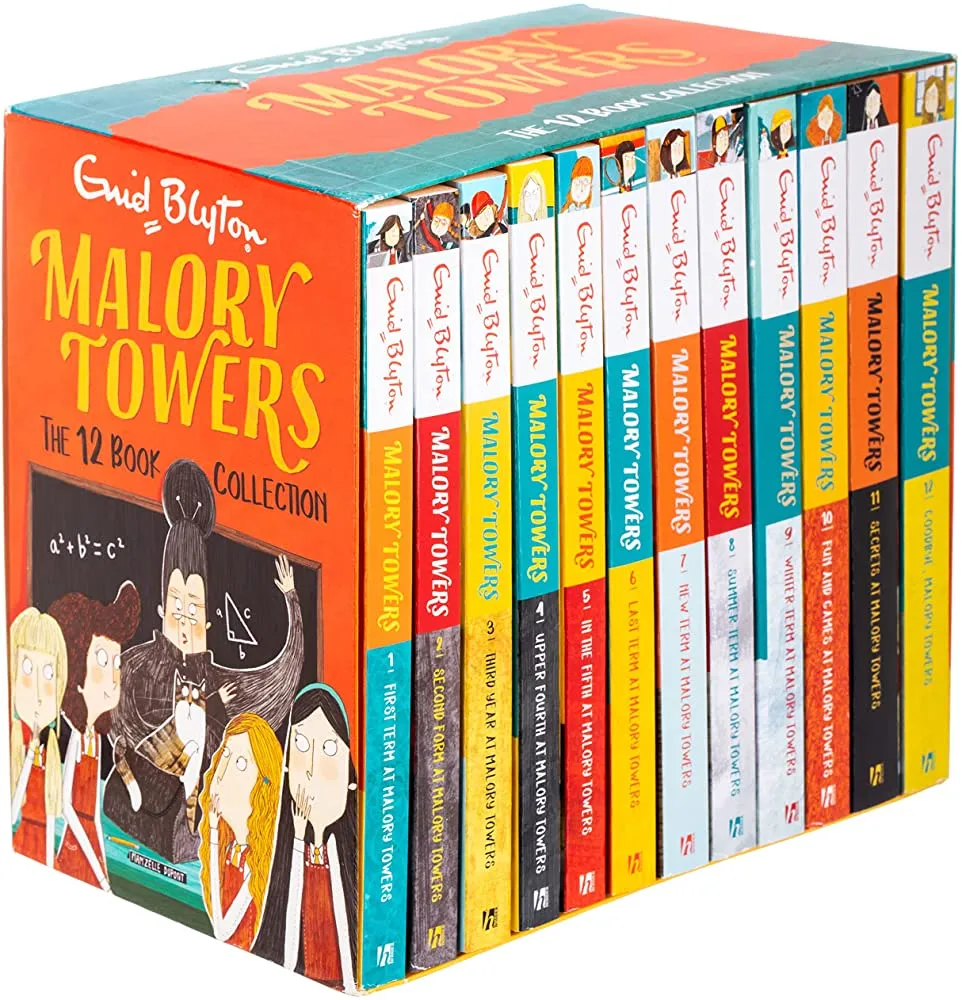 Malory Towers 12 Book Collection Set By Enid Blyton 