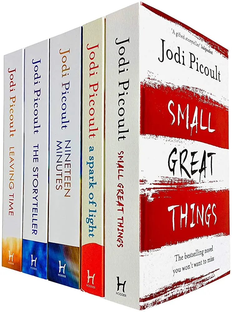 Jodi Picoult 5 Books Collection Set - Small Great Things A Spark of Light The Storyteller Leaving Time Nineteen Minutes