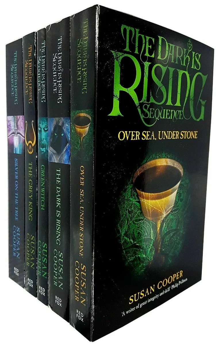 Susan Cooper Dark Is Rising Collection 5 Books Set The Dark is Rising Greenwitch Silver On The Tree Over Sea Under Stone The Grey King