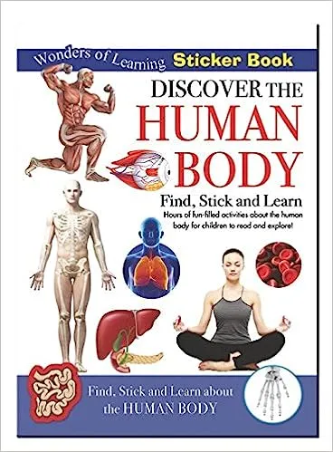 STICKER BOOK WOL HUMAN BODY