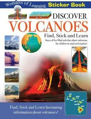 STICKER BOOK WOL VOLCANOES