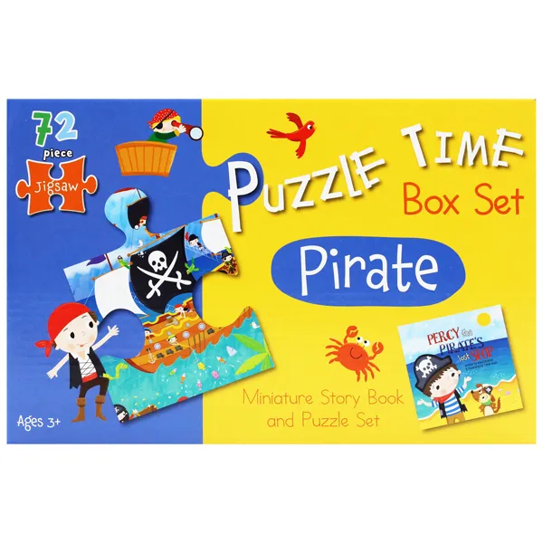 PUZZLE AND BOOK BOX PIRATE