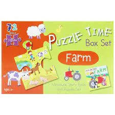 PUZZLE AND BOOK BOX FARM