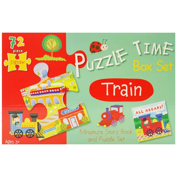 PUZZLE AND BOOK BOX TRAIN