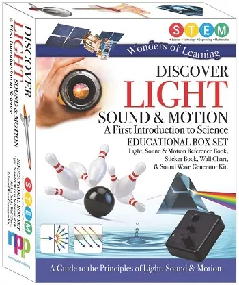 Wonders Of Learning Discover Light,Sound and Motion Educational Box Set