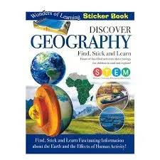 STICKER BOOK WOL GEOGRAPHY