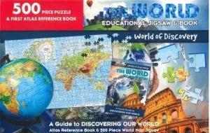 WOD 500 PC JIGSAW/BOOK THE WORLD