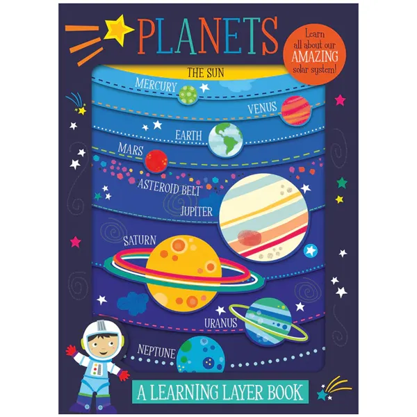 LEARNING LAYER BOARD BOOK PLANETS