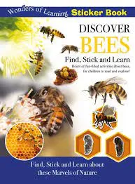 STICKER BOOKS WOLN BEES