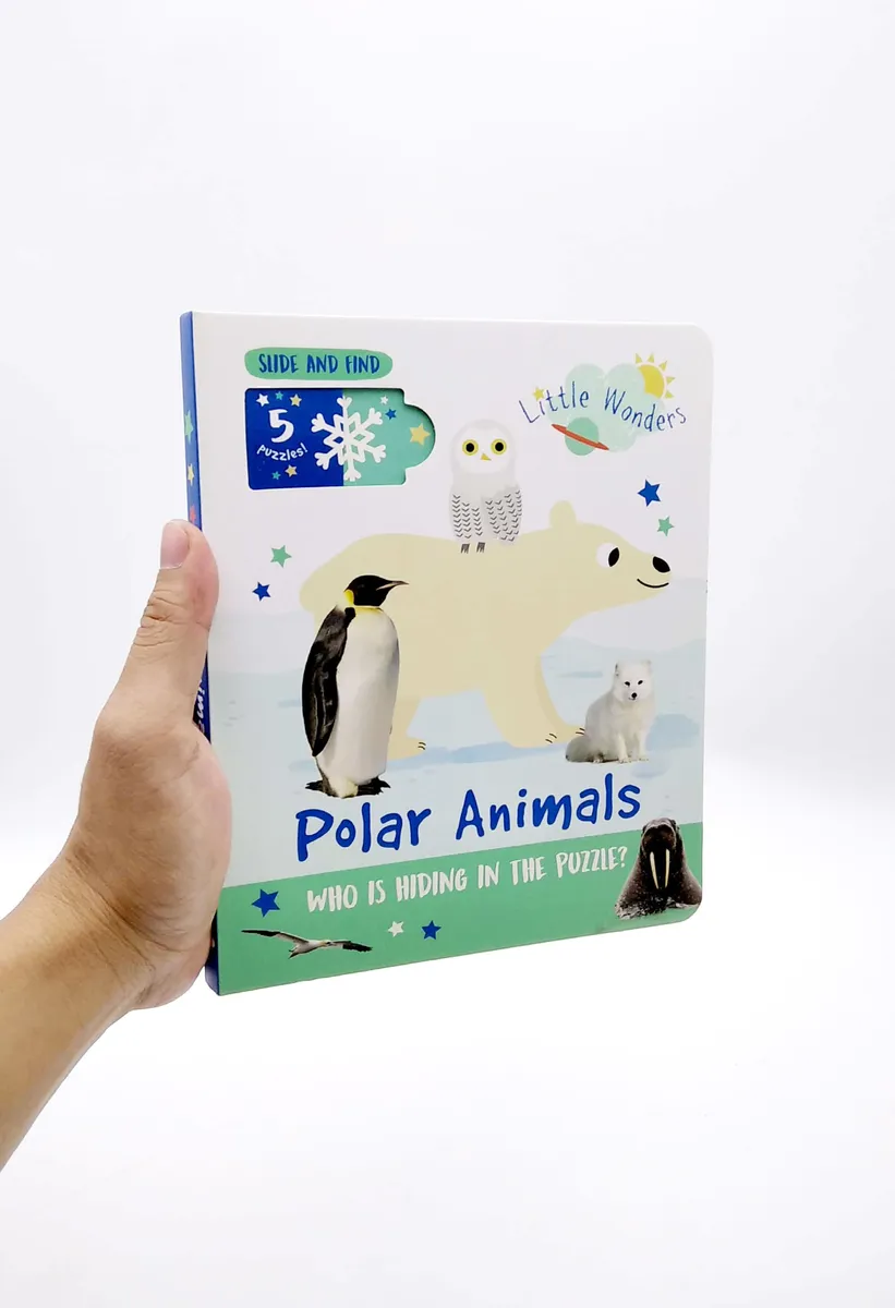 LITTLE WONDERS PUZZLE SLIDER BOOKS POLAR ANIMALS