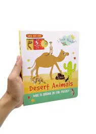 LITTLE WONDERS PUZZLE SLIDER BOOKS DESERT ANIMALS