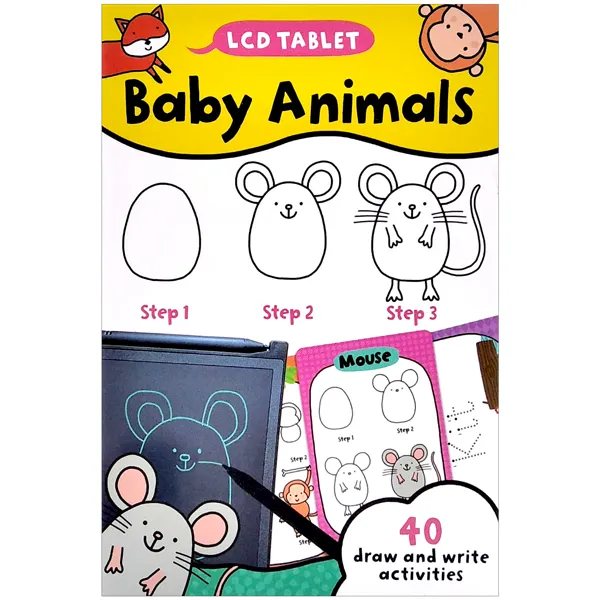 TABLET & FLASHCARD SET BABY ANIMALS