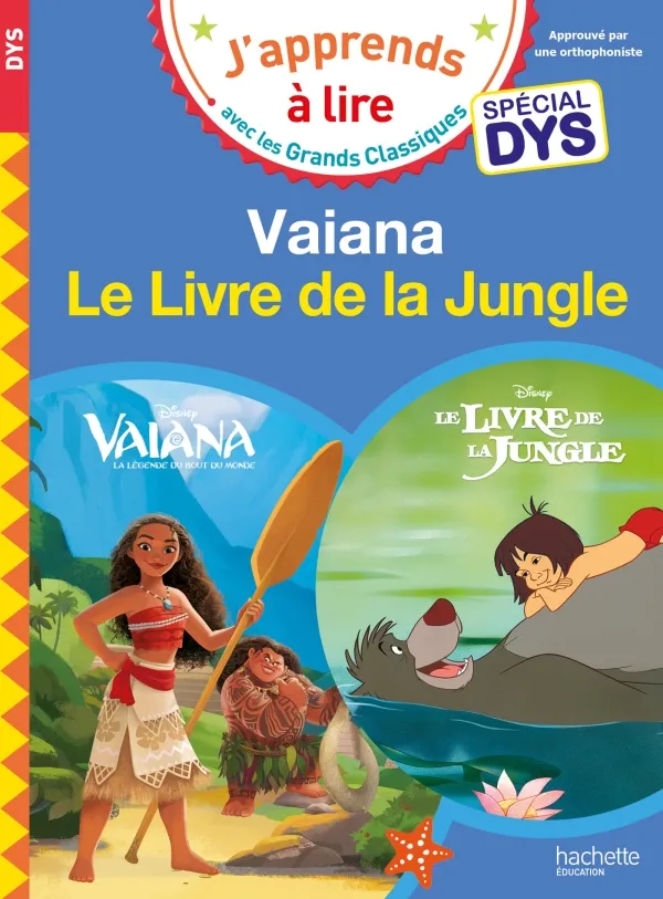 DISNEY-VAIANA/LELIVREDELAJUNGLESPÉCIALDYS(DYSLEXIE)