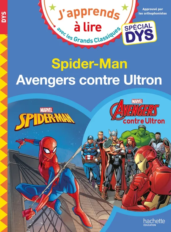 DISNEY-MARVEL-SPÉCIALDYS(DYSLEXIE):SPIDERMAN/AVENGERS