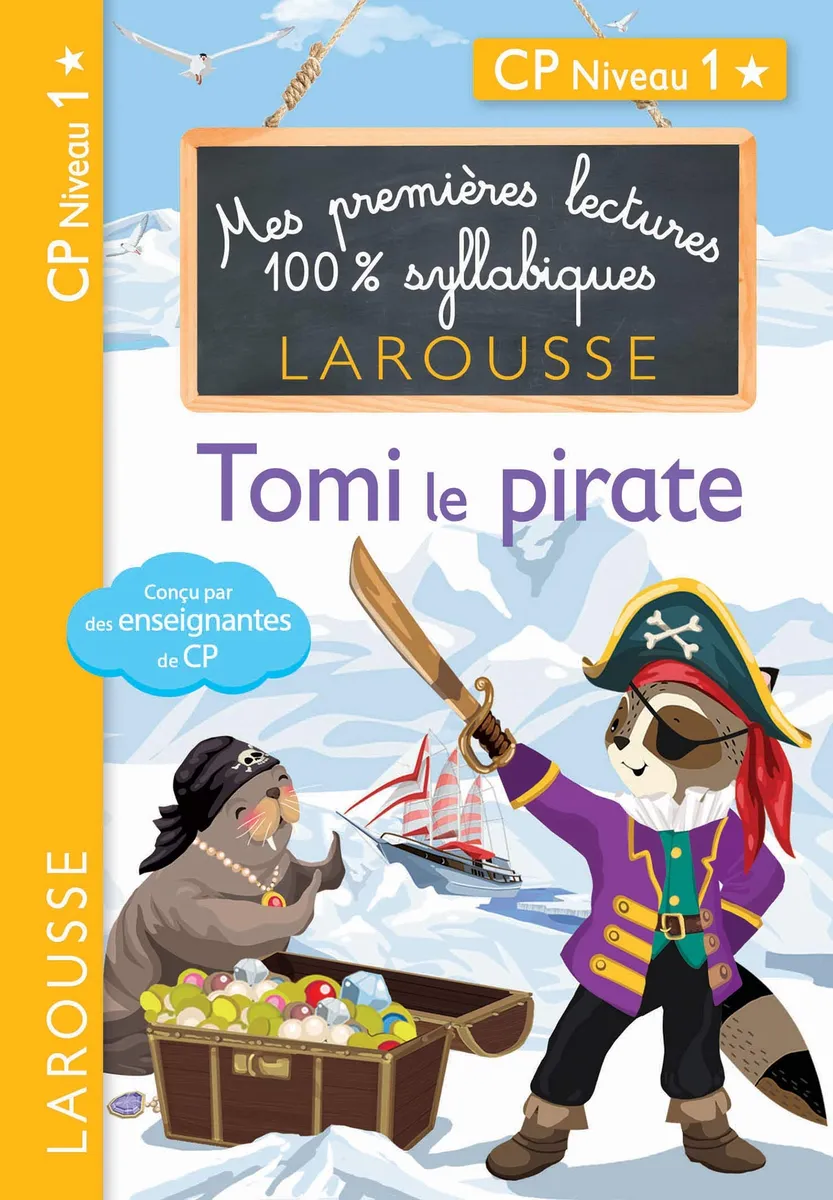 """Premières lectures syllabiques - Tomi, le pirate, niveau 1"""
