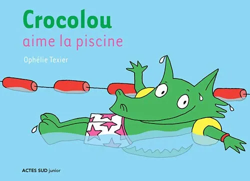 crocolou aime la piscine