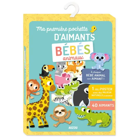 Ma première pochette d'aimants Bébés animaux