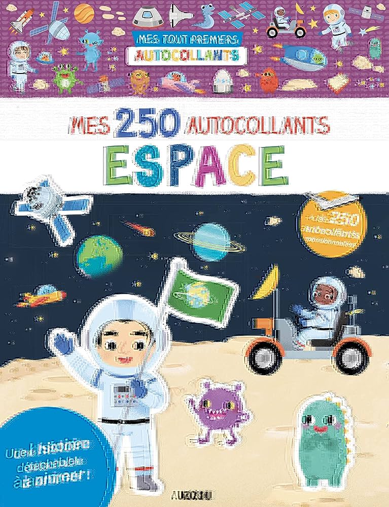 Mes 250 autocollants espace - + de 250 autocollants repositionnables