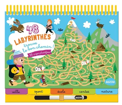 48 LABYRINTHES - TROUVE LE BON CHEMIN !
