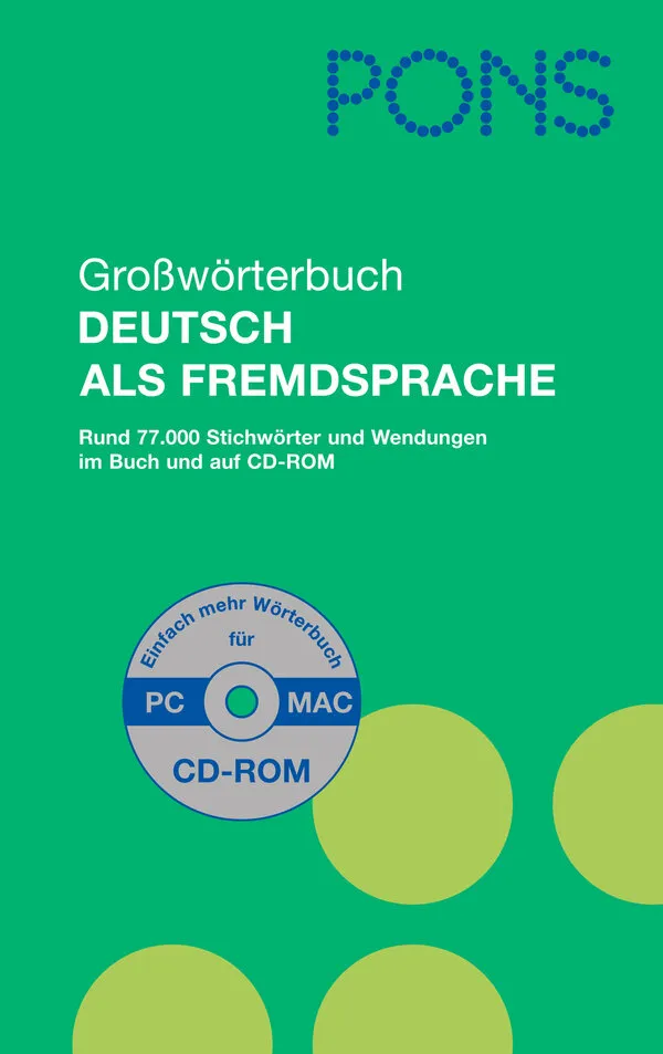 Pons Grossworterbuch Deutsch Als Fremdsprache