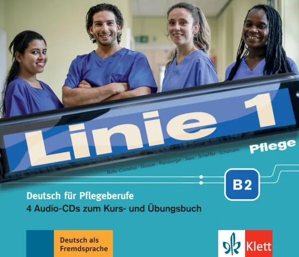 Linie 1 Pflege B2 4 Audio-CDs zum Kurs- und Übungsbuch