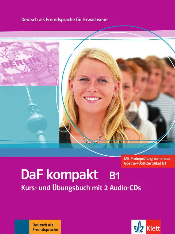 "DaF kompakt B1, Kurs-/Übungsbuch + 2 CDs"