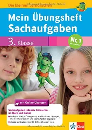 Mein Übungsheft Sachaufgaben mit Online-Übungen 3. Klasse