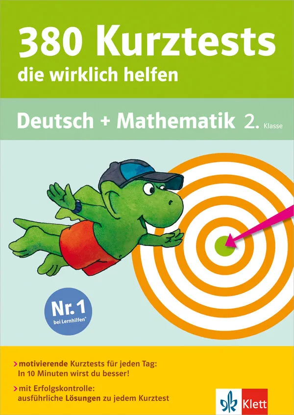 380 Kurztests, die wirklich helfen Deutsch und Mathematik 2. Klasse
