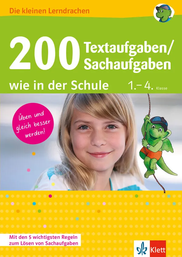 200 Textaufgaben/Sachaufgaben wie in der Schule 1.-4. Klasse