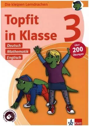 """Topfit in Klasse 3 - Deutsch, Mathematik und Englisch"""