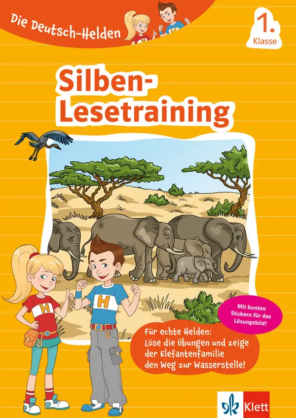 Die Deutsch-Helden: Silben-Lesetraining 1. Klasse: Grundschule