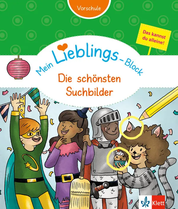 """Klett Mein Lieblings-Block Die schönsten Suchbilder, Vorschule, ab 5 Jahren"""
