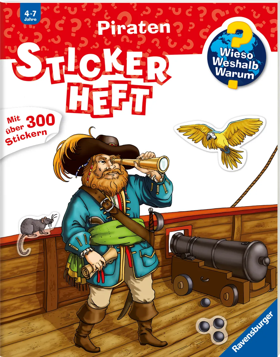 Piraten : mit über 300 Stickern.