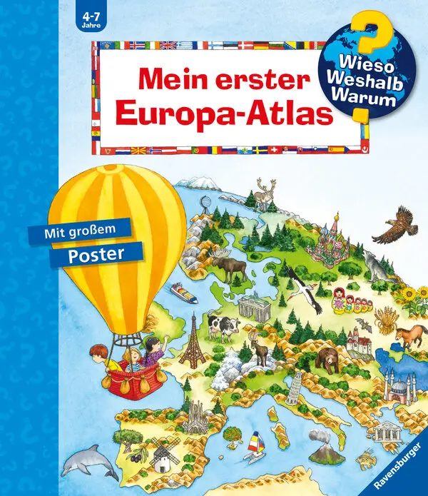 Wieso? Weshalb? Warum?: Mein erster Europa-Atlas
