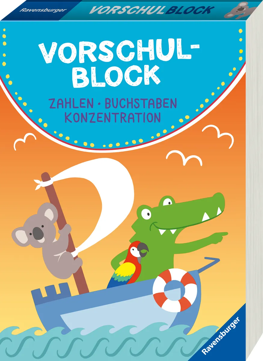 """Vorschulblock: Zahlen, Buchstfromen, Konzentration"""